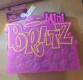 Mini BRATZ Collectors Case and Special Edition Figure. NWT.  Holds 60+ Minis