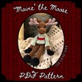 Maine the Moose - Crochet Amigurumi/Plushy *PATTERN*