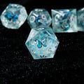 Skyborn Dream • 7-Piece Liquid Core Dice Set DnD Dice Set for D&D Gifts, Full Dungeons and Dragons Dice Set for DnD Gifts, Liquid Core