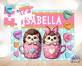 Personalized Valentine Jigsaw Puzzle, Valentine's Day, Name Puzzle, Educational Toys, Learning Toys, Gifts for Kids