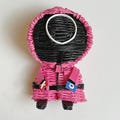 Squid games 2 pink soldiers handmade paper toy
