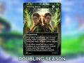 MTG Doubling Season V2 Proxy, MTG Proxy Doubling Season, Custom Proxy Card for Commander, High Quality Borderless Cards