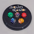 portable game set Gonggi inspired from Squid Game 2 korean jacks game, one set 5 gonggi stones, six legs episode, for Squid game 공기 fan