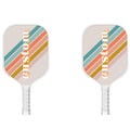 Custom Double Sided Pickleball Racket Personalized T700 Carbon Fiber Pickleball Racket Pickleball Team Gift for Family Friends Gift