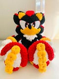 Crochet Shadow the Hedgehog | Favorite Children Cartoon Character Gift, Crochet Toy, Baby Boy Gift