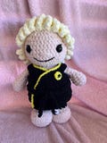 Handmade Crochet Karate Sensei - Amigurumi Martial Artist Doll - Unique Gift for Karate Fans - Karate Teacher Plushie