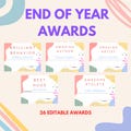 26 Student Award Certificates, Classroom End of Year Certificate, Most Likely to Awards, Student Recognition, Superlative Awards, Digital