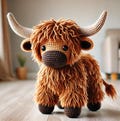 Highland Cow Crochet Pattern, Amigurumi Crochet Pattern, Highland Cow Stuffed Plush Pattern, PDF Crochet Pattern