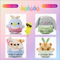 Personalized Easter Bunny, squishmallows, easter bear, easter gift, easter bear, easter stuffed animal