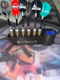 Dart holder ,self designed hand painted,3d printed in PLA .Recommended for plastic darts.