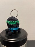 Crochet octopus keychain