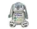 Personalized Baptism Gift, Baptism Stuffed Animal With Cross, Special Occasion Baby Gift
