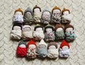 mini baby doll, tiny 3 inches mini cloth doll swaddle baby, ready to ship baby mini doll,pregnancy announcement, kids gifts ideas