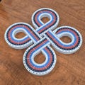 Celtic Knot Cribbage Board