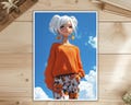MTG Sleeves,Dopamine Girl Card Sleeve,Art Card Sleeve,Card Sleeve Protectors, MTG Accessories, Gloss