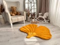 Woodland Nursery Rug, Leaf Baby Play Mat, Baby Crawling Baby Activity Mat, Tummy Time Mat, Floor Play Mat Montessori, Mom To Be Gift