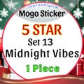 Midnight Vibes (Set 13) Mono go 5 STAR Sticker (1 piece)