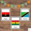 Flags of Africa Flashcards - African Geography, World Geography, Flags of the World, Countries of the World