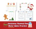 Christmas Themed Fine Motor Skills Practice