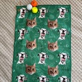 Custom Pet Golf Towel, Funny Dog Face Photo on Golf Towel, Personalized Photo Golf Towel Gift for Golfer, Funny Golf Gift for Men