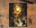 Mtg Card Sleeves: Roiling Fury Top Quality Sleeves, Suitable for all tcgs High Quality Foil/Holo