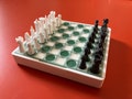 Pocket-Size 3D Printed Chess Set with Magnetic Drawer - Compact Travel Size in Multiple Colors