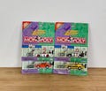 Johnny Lighting Monopoly Cars from 2000, Die Cast Metal Hasbro Cars and Metal Game Tokens, Set of 4, All Included