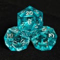 Full Set Liquid Core Dice for dnd gifts, RPG Dice, Sharp Edge Resin Dice, Polyhedral Dice for Dungeons and Dragons, Resin d&d Dice