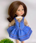 Denim skirt for Paola Reina doll 32 cm