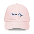 Embroidered Pastel Baseball Hat - Fem Top