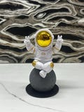 Meditating Astonaut figurine Crypto Moon Mission Bitcoin enthusiast gift