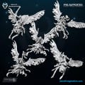 Plague Demons on Flies - Tabletop Miniature - D&D - Wargaming - Grimdark - OnePageRules - SciFi - 3D Printing