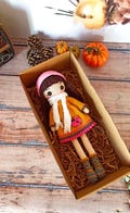 Amigurumi doll, Handmade Knitted Doll, Snowflake Doll, Handmade Doll, Personalized Amigurumi Doll, Amigurumi Snowflake, Amigurumi Toys
