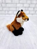 Stuffed fox Plush toys Vintage fox toys 9" collectible toy plush animals toys Children's Toy Stuffed Toy kids Toy Stuffed fox Animal Toy