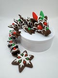 Baby Gingerbread Dragon 3D Printed, Articulating Flexy Holiday Toy, Cute Christmas Collectible Gift for Kids & Adults