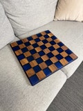 Handmade Large Chess Board Set, Epoxy resin chess board, Unique chess, Custom chess board, Chess gifts, Gaming Board, Strategy Game