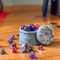 Warlock dice box Dice Rolling Tray Storage Fates End Fantasy D&D RPG Roleplay Gaming cosplay prop costuming magic box table top gaming ttrpg