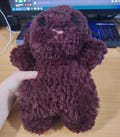 Red Faux Bunny