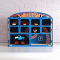 Toy Car Parking Garage, Personalized Toy for Boys, Montessori Toy Car Storage, Toddler Birthday Gift, Display Garage for Cars, Gift for Boys
