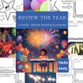 New Year Review of 2024 And 2025 Worksheet Child Keepsake Plans And Resolutions Digital To Celebrate Learning And Set Goals Personal Success
