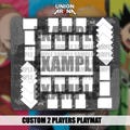 Playmat TCG Union Arena - 2 Players custom | 70*60