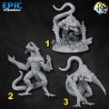 Cave Beast (Large) | Premium DnD Minis High Quality Resin | EPIC 28mm | Monster, Beats, Creature, Lizard, Tail, Underdark, Mines, Attack