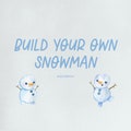 Crochet Build Your Own Snowman | crochet handmade, cute, gifts