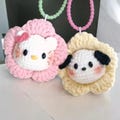 Flower Dog & Cat Keychain Crochet Pattern, Mini Kitty Puppy Keychain Pattern, Crochet Easy Ornament Toy, Bag/Car Charm Amigurumi Pattern