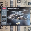 Sluban Sikorsky UH-60 Black Hawk Helicopter Building Blocks Set, Model Bricks US Army Lego Inspired Military Toy, Aviation Fans Gift for Boy