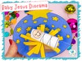 Baby Jesus Craft - Christmas Diorama
