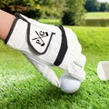 Personalised Golf Glove,Leather Golf Glove, with a black monogram, Golf Lover Gift, Gift for Husband