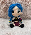 Handmade Crochet Jinx Doll — Arcane (LOL)