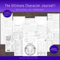 dnd character journal printable 5e, 2024 character sheet, DM tools, quick reference guide, campaign tracker, PDF template, a4, a5, US Letter