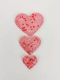 Custom Resin Hearts for Valentine’s Day Sensory Play | 3 pieces | Personalized Glitter Hearts | Kids Moms Homeschool Activities | Gift Ideas